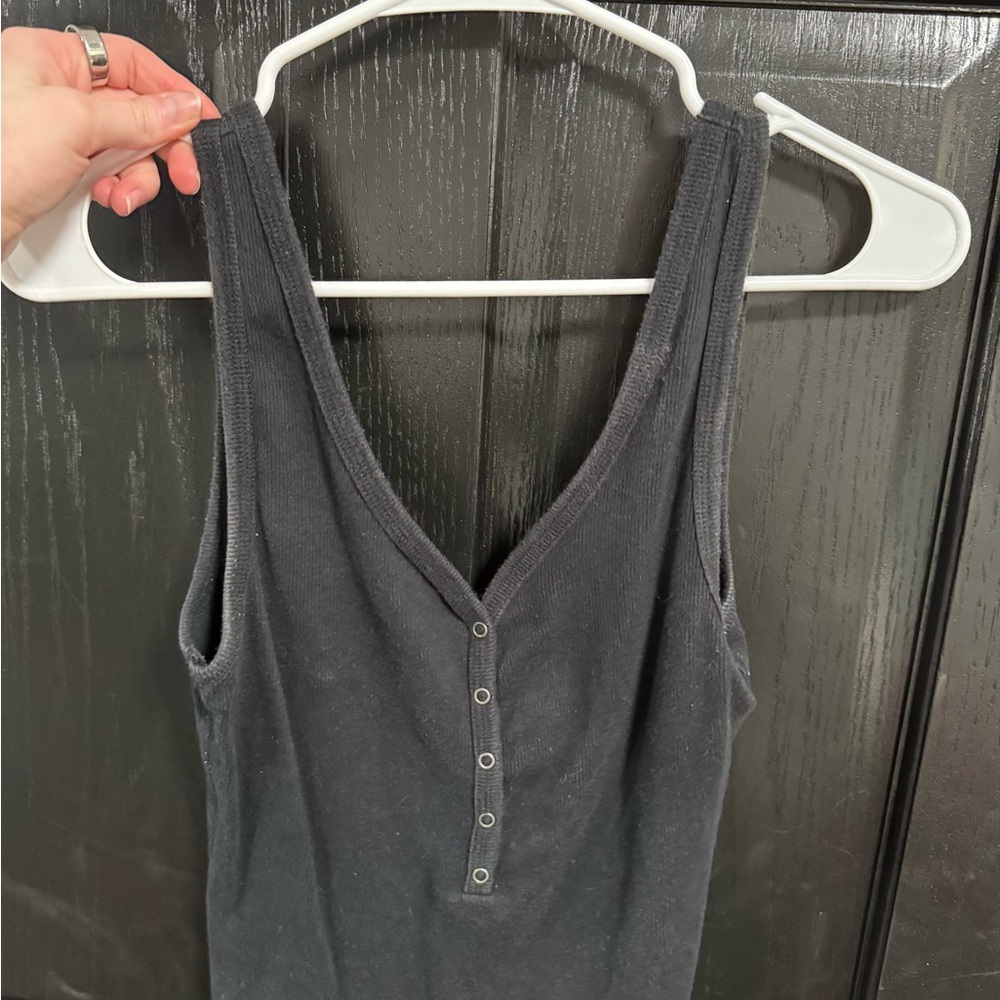 Abercrombie & Fitch Charcoal Tank Top